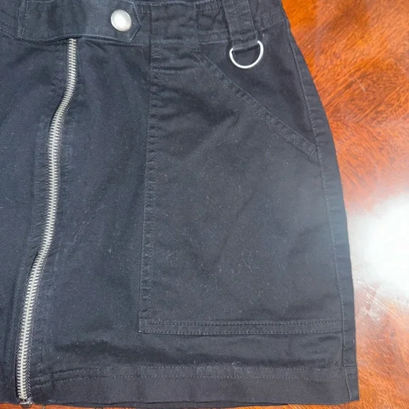 Wild Fable Charcoal Skirt with Front Detail - Picture 5 of 8